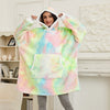 SNUGWEAR – Manta con capucha de forro polar para calor y comodidad