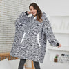 SNUGWEAR – Manta con capucha de forro polar para calor y comodidad