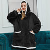 SNUGWEAR – Manta con capucha de forro polar para calor y comodidad