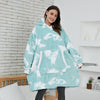 SNUGWEAR – Manta con capucha de forro polar para calor y comodidad