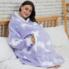 SNUGWEAR – Manta con capucha de forro polar para calor y comodidad