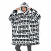 SNUGWEAR – Manta con capucha de forro polar para calor y comodidad