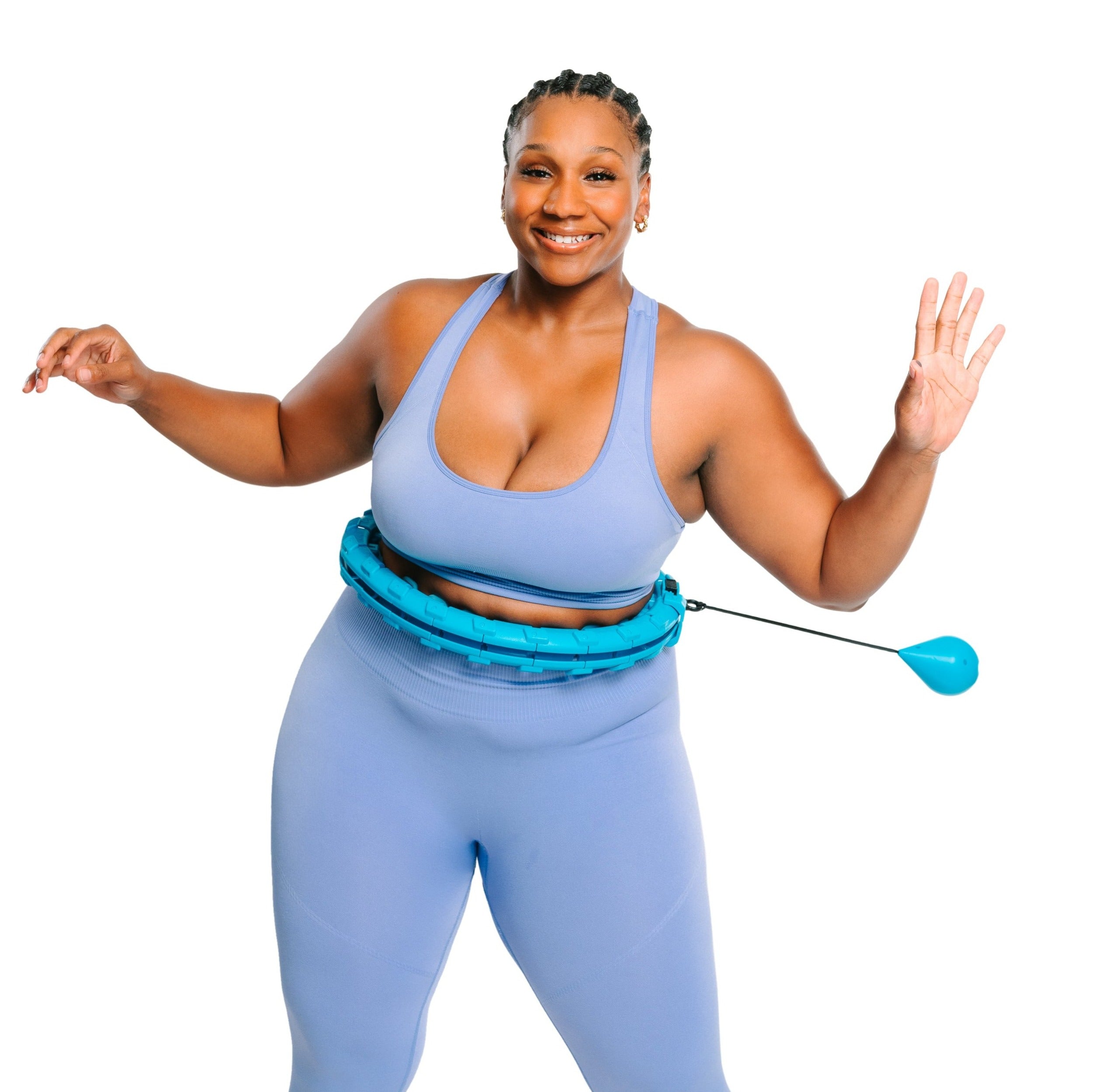 Hulafit Pro – Cerceau Hula Hoop réglable pour un entraînement efficace à domicile et pour la taille
