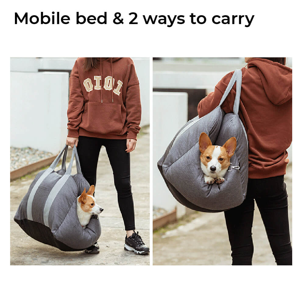 TRAVELPUP – Sicheres Hundesitzbett für Auto & Zuhause