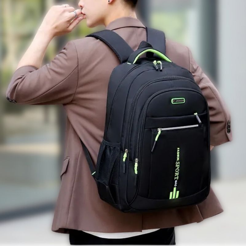 FortiBag – Zaino da uomo impermeabile in Oxford con design robusto