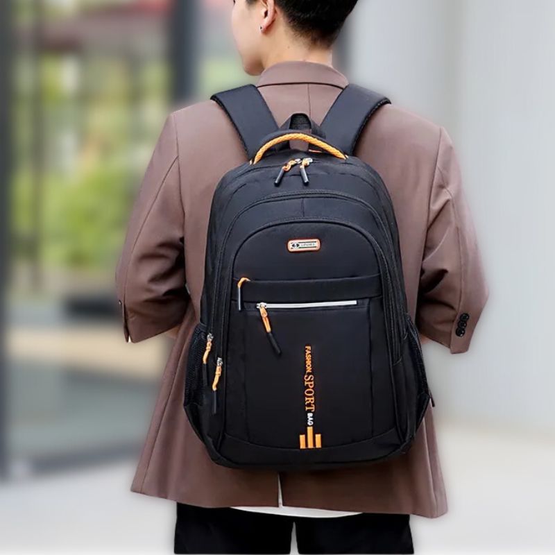 FortiBag – Zaino da uomo impermeabile in Oxford con design robusto