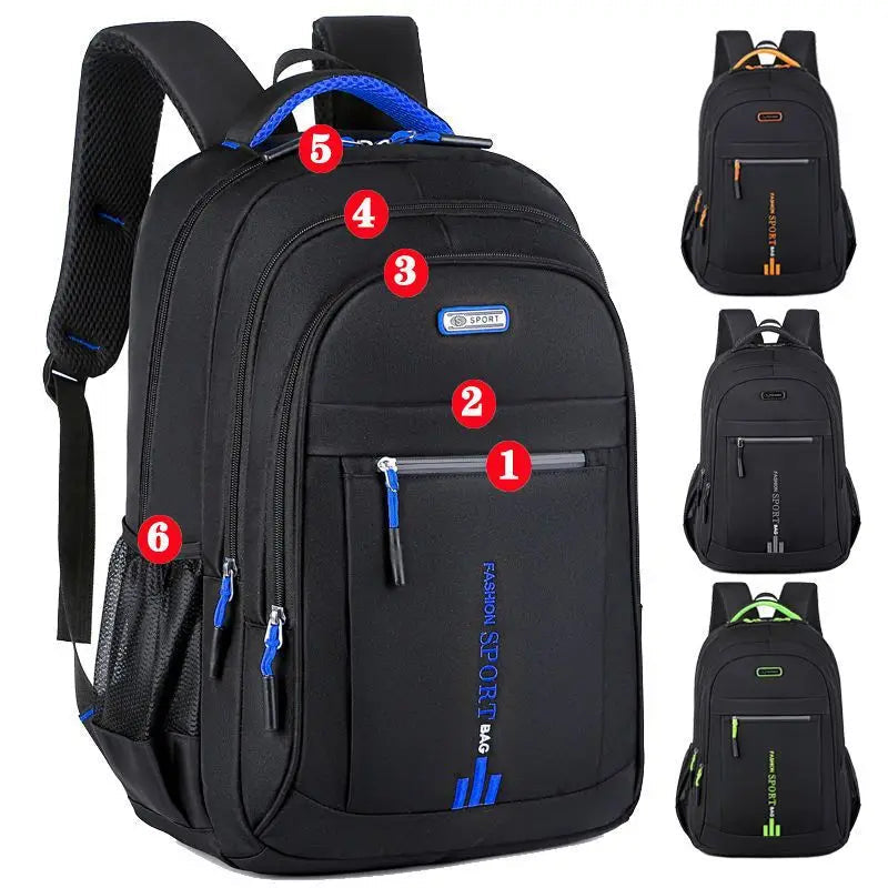 FortiBag – Zaino da uomo impermeabile in Oxford con design robusto