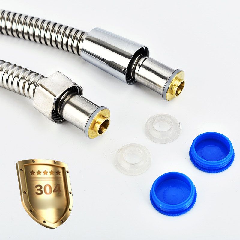 Duraflow – Flessibile tubo doccia in acciaio inox con attacco standard