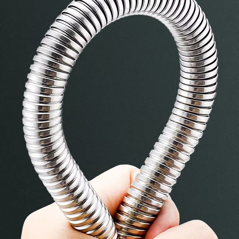 Duraflow – Flessibile tubo doccia in acciaio inox con attacco standard