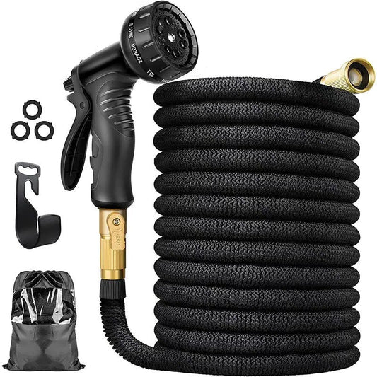 AquaFlex Pro tuyau d'arrosage | Tuyau extensible et anti-plis | Tuyau d'eau robuste pour jardin, plantes et nettoyage