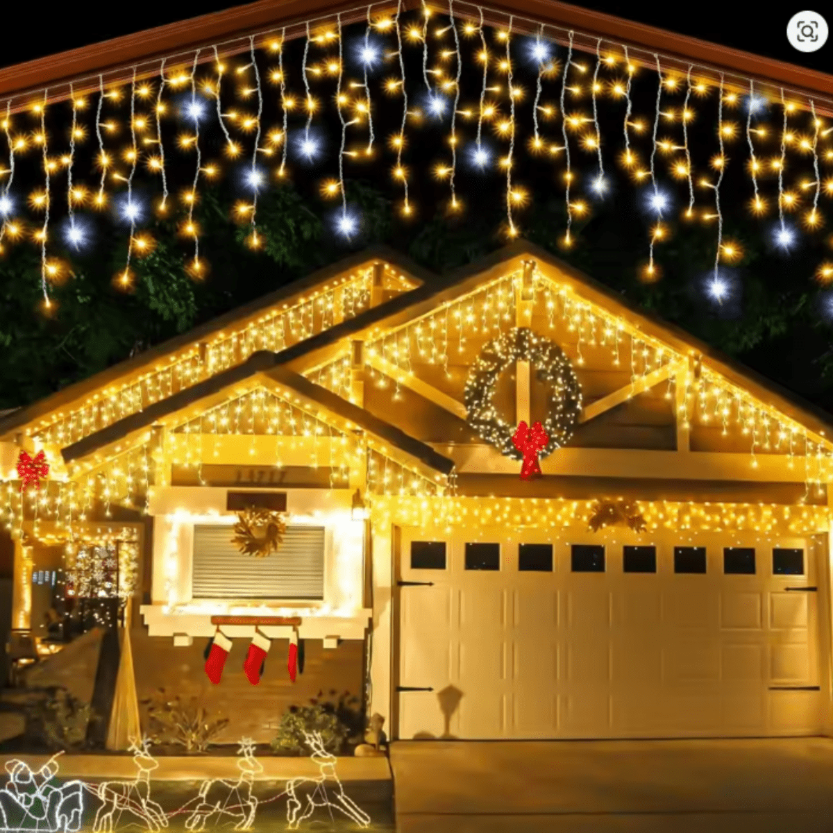 ILLUMERA – LED-Gartenvorhang 4 × 0,6 m mit wetterfester Eleganz 1