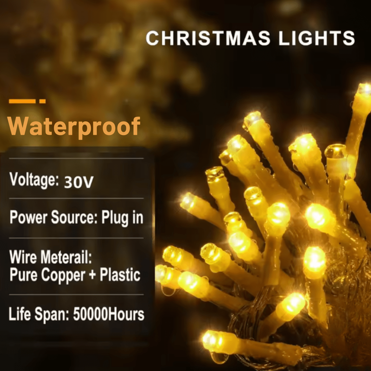 ILLUMERA – LED-Gartenvorhang 4 × 0,6 m mit wetterfester Eleganz 3