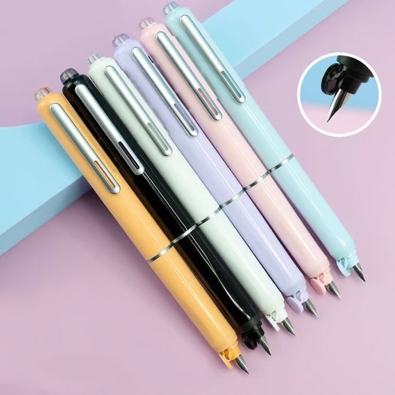Scriptura Luxe Bolígrafo Fuente Retráctil | Elegante pluma estilográfica con flujo de tinta uniforme y diseño atemporal