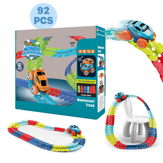 TRACKRACE – Piste de course flexible pour courses automobiles imaginatives