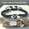 AMORIAL – Projektionsarmband mit Infinity-Herz und personalisiertem Foto