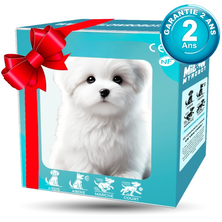 ROBOBARK – Perro robot de peluche interactivo con sonido y movimiento para niños
