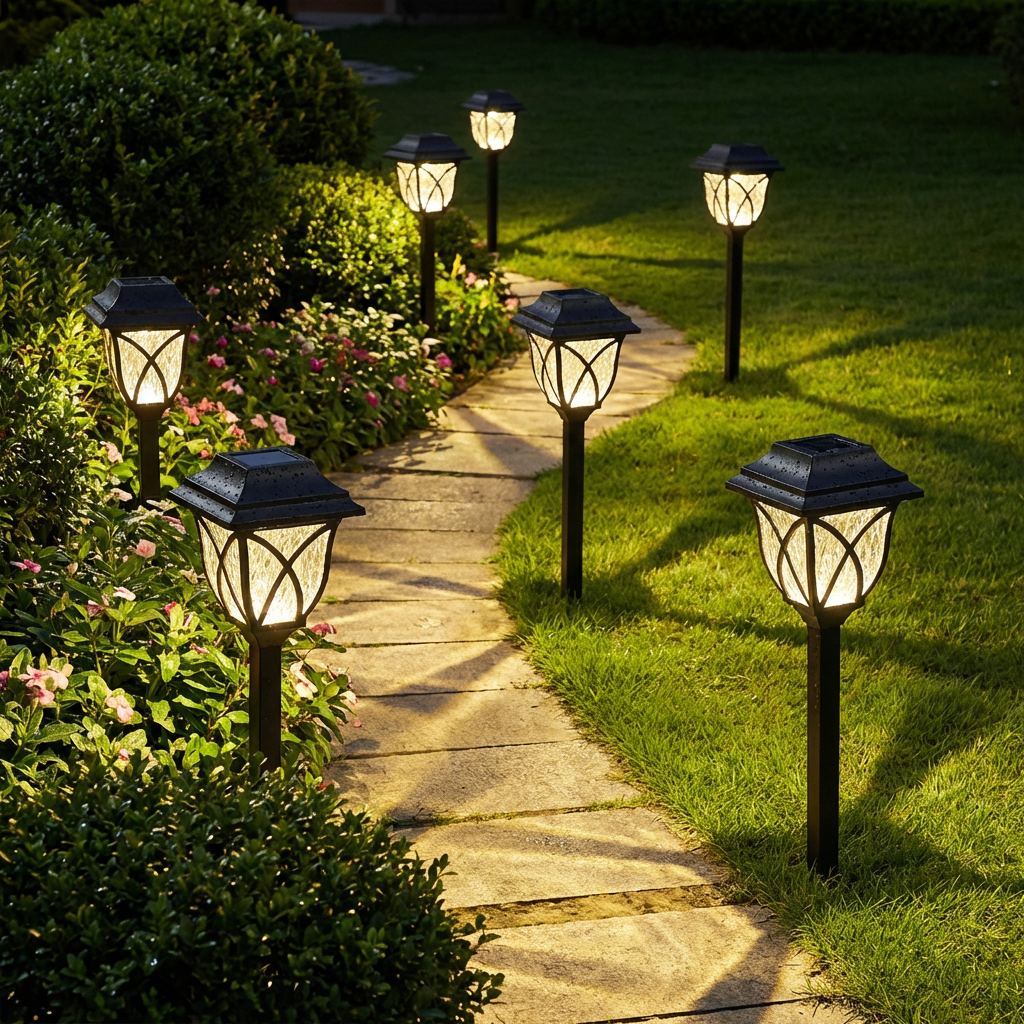 Solar LED Wegleuchten – Wetterfeste Gartenbeleuchtung für Außenbereiche