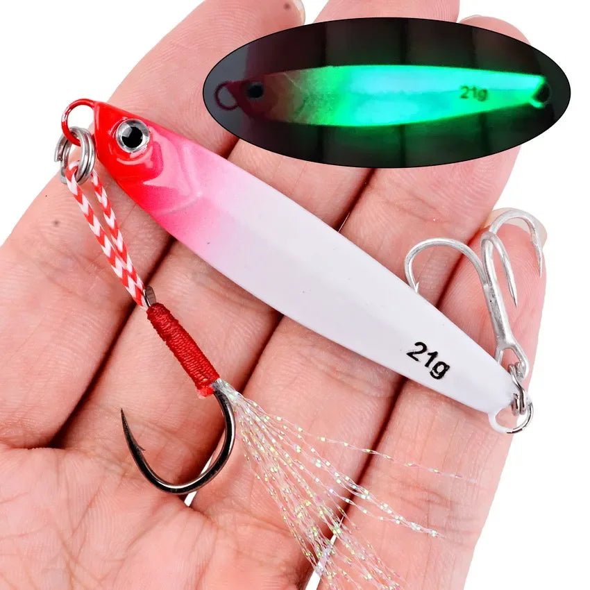 JIGMASTER – Metall Jig Angeln Set für Salzwasser mit Verschiedenen Gewichten 3