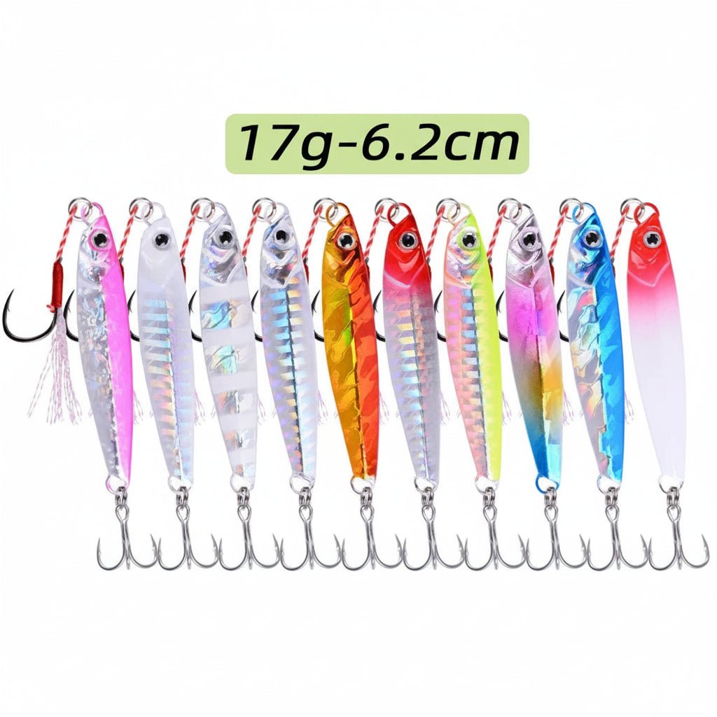 JIGMASTER – Metall Jig Angeln Set für Salzwasser mit Verschiedenen Gewichten 8