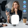Magnetisches LED Selfie- & Beauty-Licht für Smartphones – Klappbar, tragbar mit Spiegel