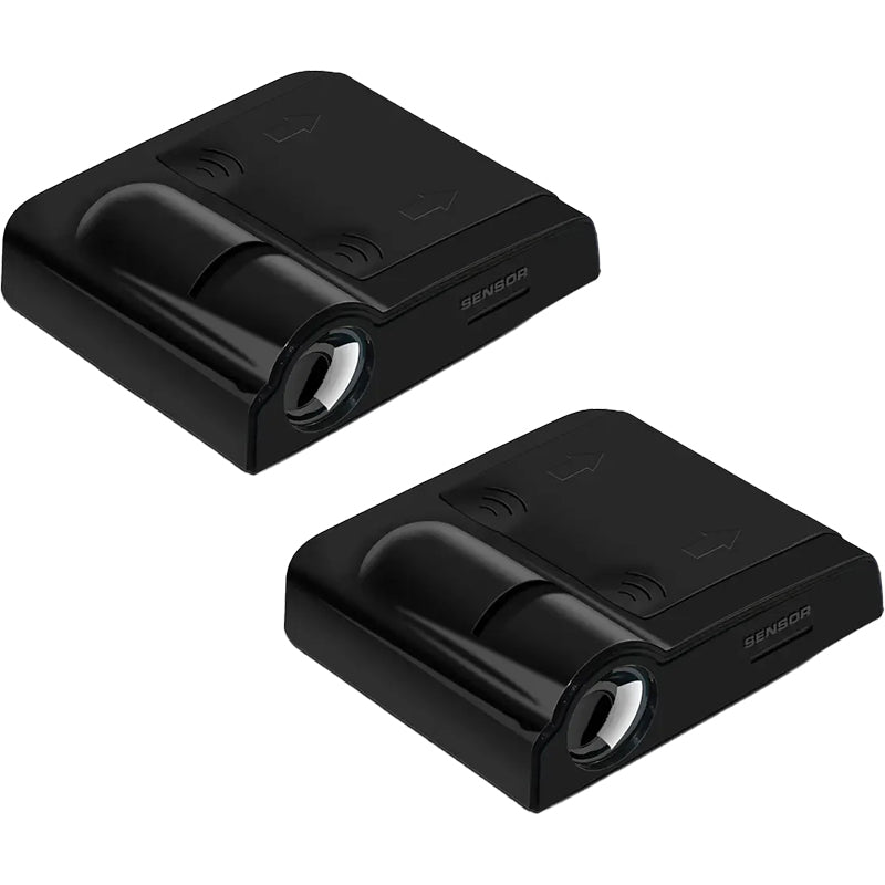 DoorGlow Projecteur – Lumière de porte de voiture LED sans fil pour projection de marque