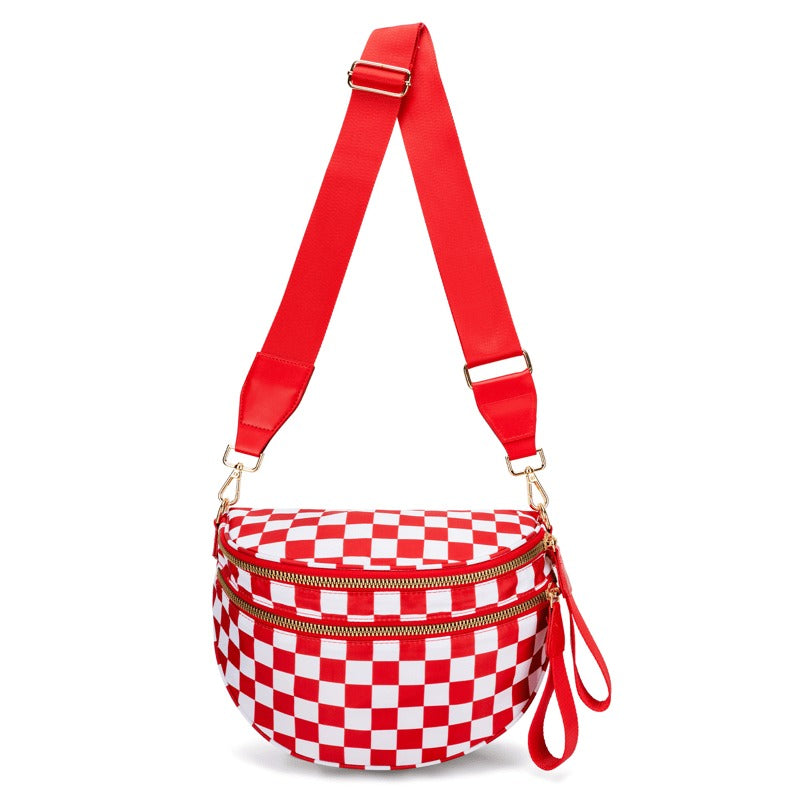 URBANCHECK – Nylon Bum Bag im Schachbrettdesign für den Alltag