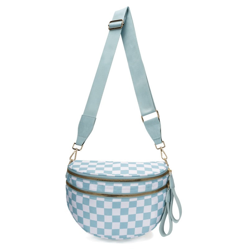 URBANCHECK – Nylon Bum Bag im Schachbrettdesign für den Alltag