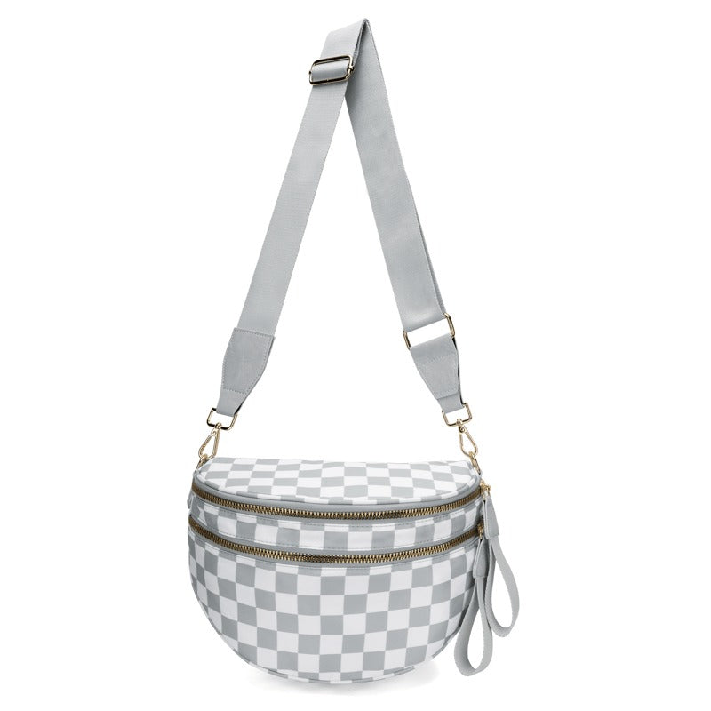 URBANCHECK – Nylon Bum Bag im Schachbrettdesign für den Alltag