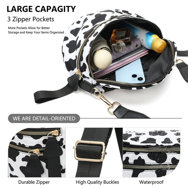 URBANCHECK – Nylon Bum Bag im Schachbrettdesign für den Alltag