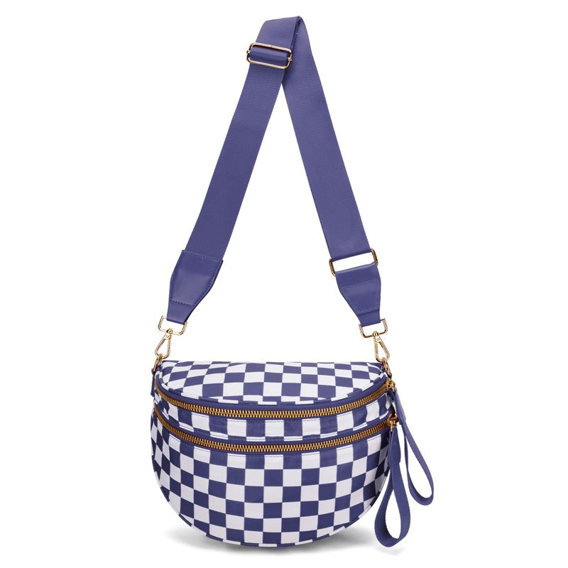 URBANCHECK – Nylon Bum Bag im Schachbrettdesign für den Alltag