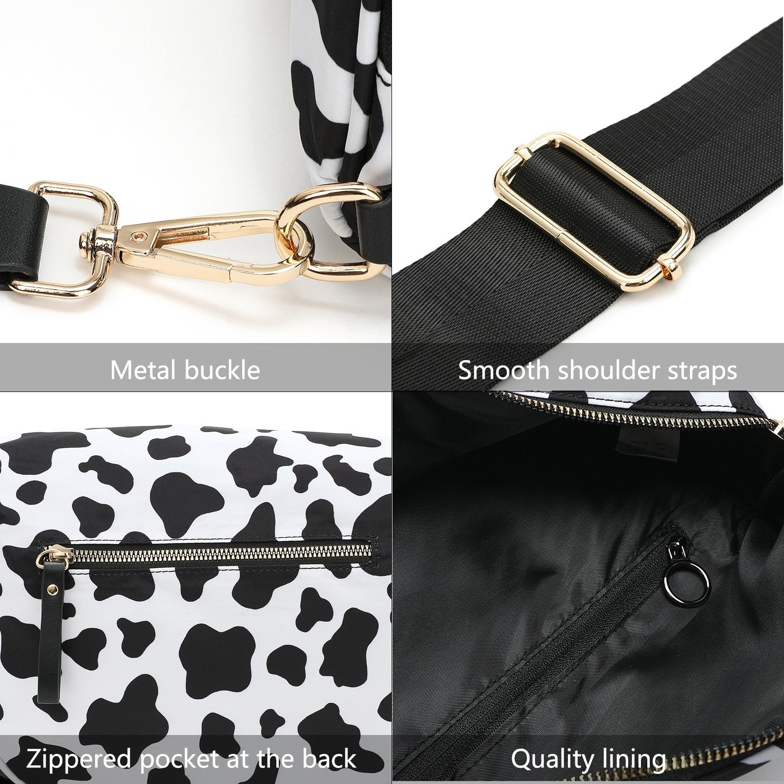 URBANCHECK – Nylon Bum Bag im Schachbrettdesign für den Alltag
