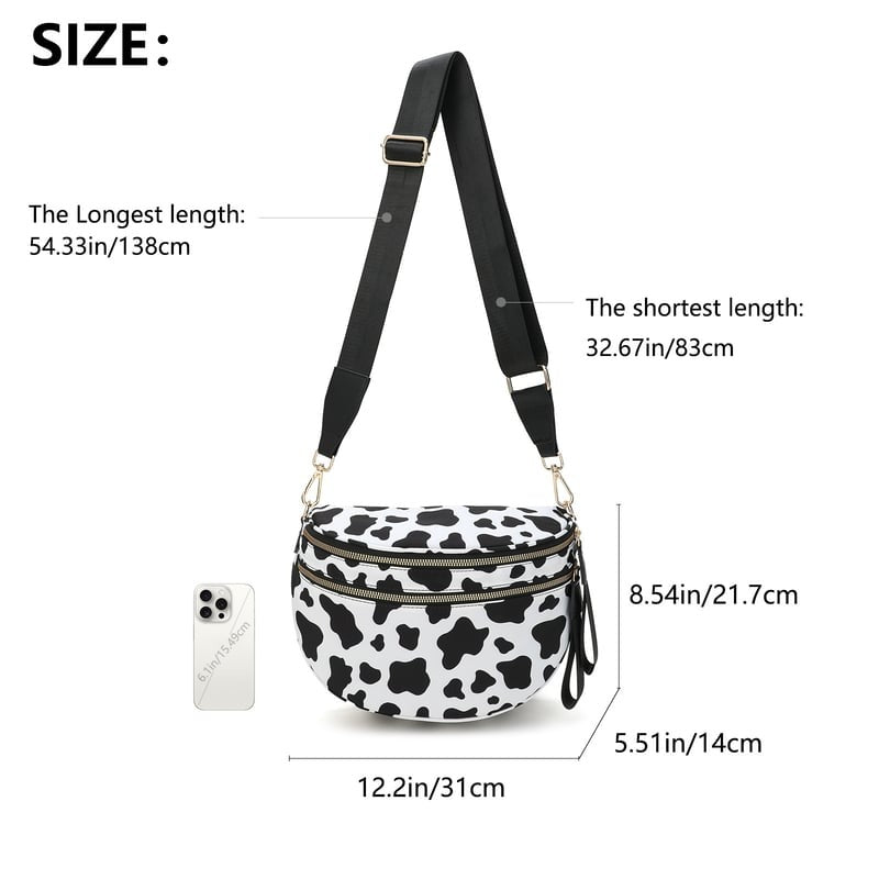 URBANCHECK – Nylon Bum Bag im Schachbrettdesign für den Alltag