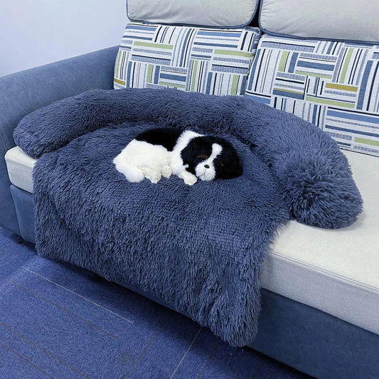 QUEHY PETBED – Waschbare Luxus-Kuscheldecke für Hunde & Katzen