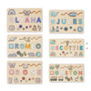 Kleines Namenspuzzle aus Holz | Personalisiertes Montessori-Spielzeug | Individuelles Namenslernpuzzle | Pädagogisches Holzgeschenk für Kleinkinder 6