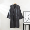 ZenWeave Baumwoll Kimono | 100 % Atmungsaktiver Bademantel | Unisex Lounge Robe | Leicht & Elegant für Home Spa & Entspannung