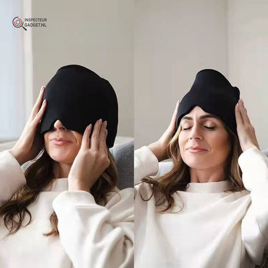 Aide pour la tête – Masque contre la migraine et les maux de tête avec fonction froid et chaud