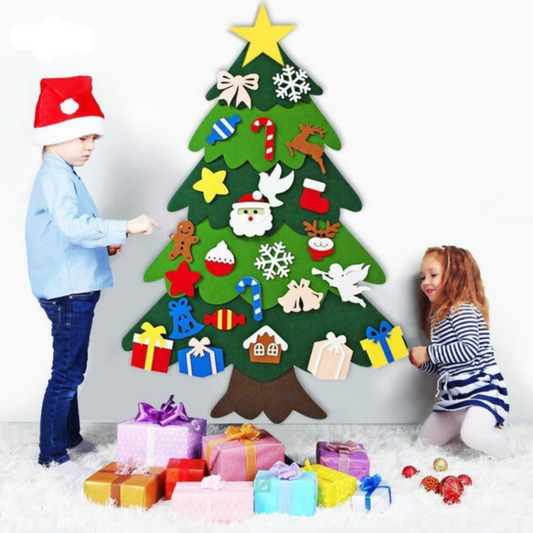Albero di Natale TreeJoy Craft – Albero di Natale creativo fai-da-te per bambini in feltro