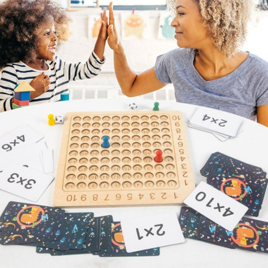FunMath – jeu éducatif en bois pour apprendre les calculs et la compréhension des nombres de manière ludique