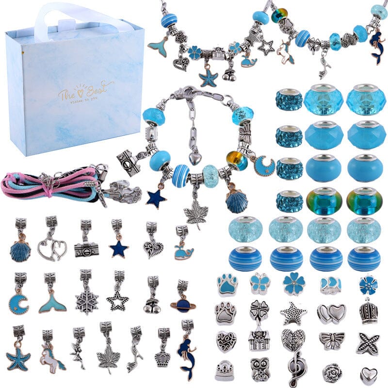 SPARKLETTA – Set de pulseras para niñas con colgantes brillantes