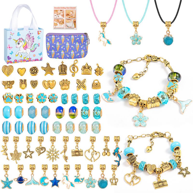 SPARKLETTA – Set de pulseras para niñas con colgantes brillantes