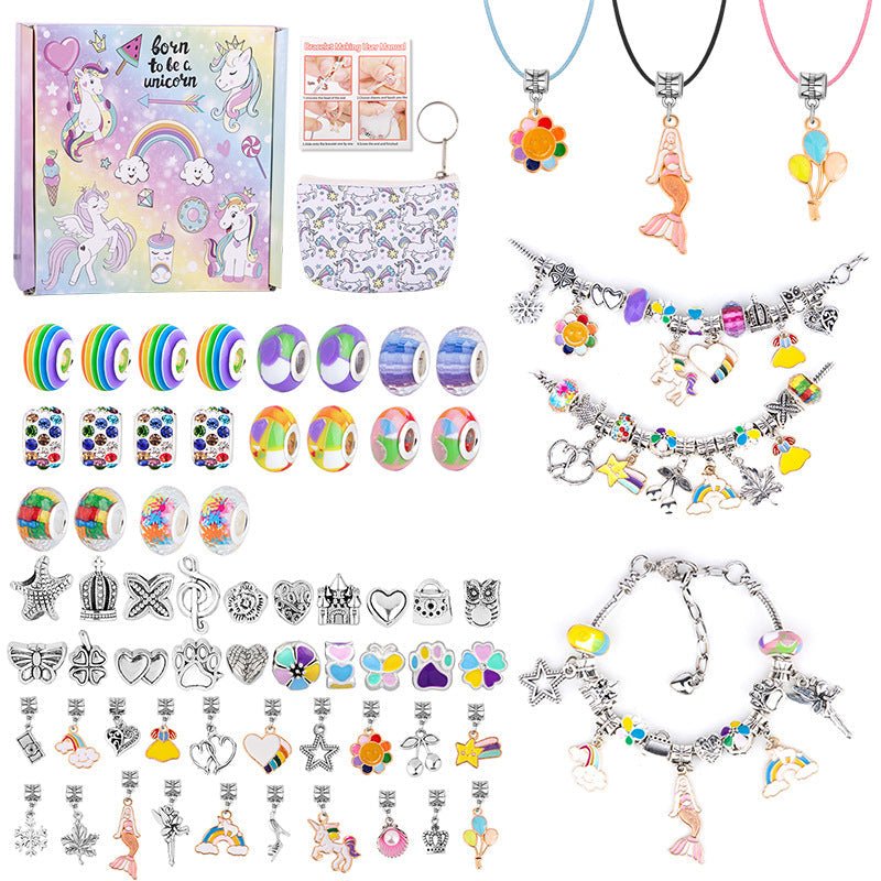 SPARKLETTA – Set de pulseras para niñas con colgantes brillantes