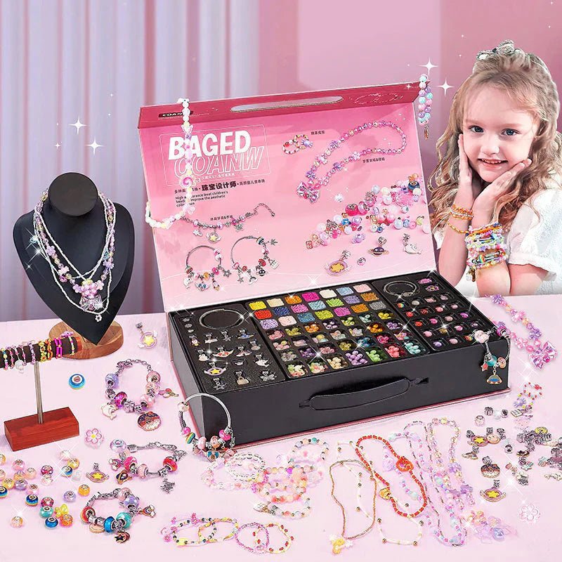 SPARKLETTA – Set de pulseras para niñas con colgantes brillantes