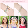 SPARKLETTA – Set de pulseras para niñas con colgantes brillantes