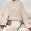 CONJUNTO LANA TEDDY – Conjunto para mujer – Comodidad acogedora para los días fríos de invierno