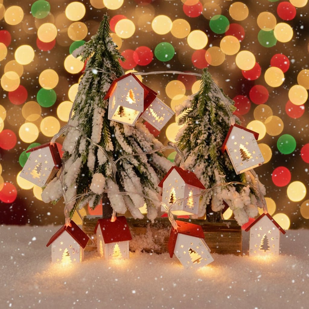 LED Lichtleiste aus Holz mit Warmweißen LEDs – Stilvolle Dekoration für Festliche Anlässe 2