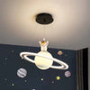 Lámpara colgante LED Planeta – Lámpara de techo para habitación infantil con diseño de planetas y luz nocturna suave