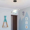 Lámpara colgante LED Planeta – Lámpara de techo para habitación infantil con diseño de planetas y luz nocturna suave