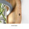 BLOOMLIGHT – LED Wandvase Lampe aus Holz & Aluminium für stilvolle Außenbereiche
