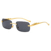 LEOVUE – Gafas de sol sin montura con cabeza de leopardo y protección UV400
