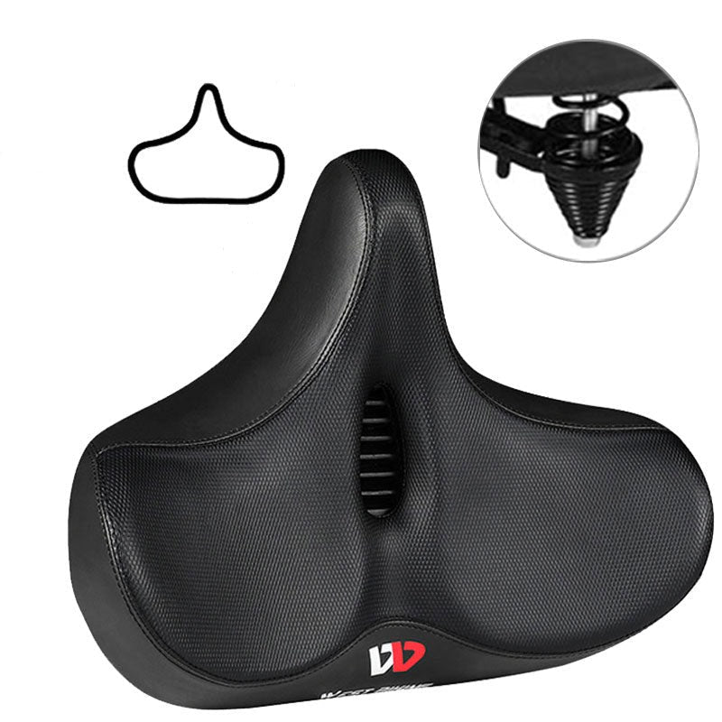 LIDASE Sillín de bicicleta – Sillín ergonómico con espuma viscoelástica y superficie de asiento extra ancha
